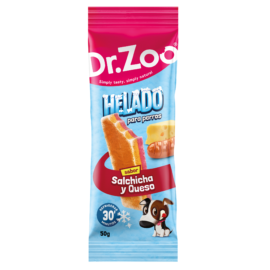 DR. ZOO GELADO SNACK CÃO SALSICHA E QUEIJO 50G