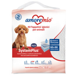 AMOREMIO TAPETES HIGIÉNICOS 60x90CM – 10 UN.