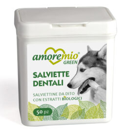 AMOREMIO TOALHITAS DE LIMPEZA DENTÁRIA CÃO E GATO